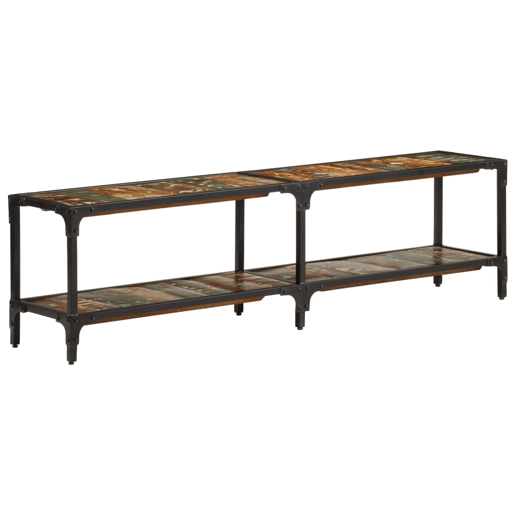 Móvel de TV - Modulo de TV - Armário de TV 150x30x41 cm madeira recuperada maciça