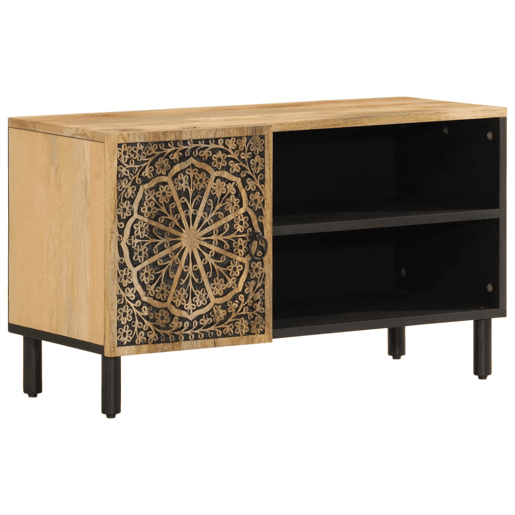 Móvel de TV - Modulo de TV - Armário de TV 80x31x46 cm madeira de mangueira maciça Móvel de TV - Modulo de TV - Armário de TV 80x31x46 cm madeira de mangueira maciça