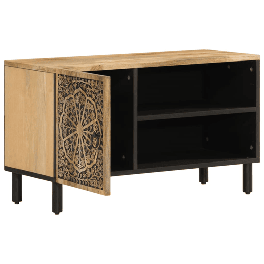 Móvel de TV - Modulo de TV - Armário de TV 80x31x46 cm madeira de mangueira maciça Móvel de TV - Modulo de TV - Armário de TV 80x31x46 cm madeira de mangueira maciça