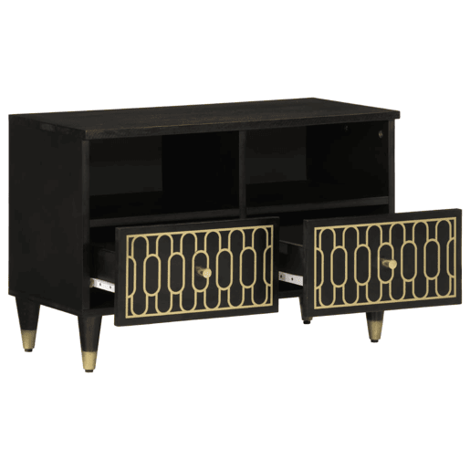 Móvel de TV - Modulo de TV - Armário de TV 70x33x46 cm madeira de mangueira maciça