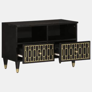 Móvel de TV - Modulo de TV - Armário de TV 70x33x46 cm madeira de mangueira maciça
