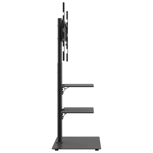 Suporte de canto para TV 32-65 polegadas c 3 prateleiras preto Suporte de canto para TV 32-65 polegadas c 3 prateleiras preto