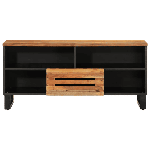 Móvel de TV - Modulo de TV - Armário de TV 100x34x46 cm madeira de acácia maciça