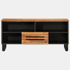 Móvel de TV - Modulo de TV - Armário de TV 100x34x46 cm madeira de acácia maciça