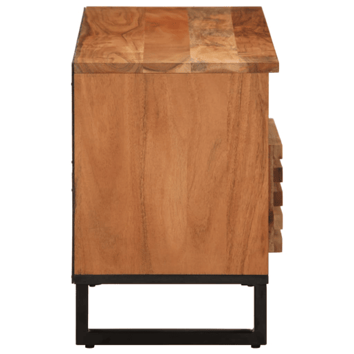 Móvel de TV - Modulo de TV - Armário de TV 100x34x46 cm madeira de acácia maciça