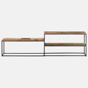 Móvel de TV - Modulo de TV - Armário de TV 180x30x50 cm madeira recuperada maciça
