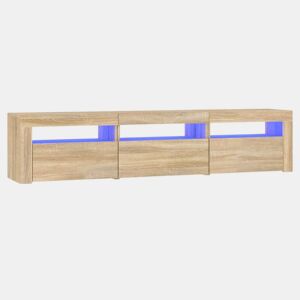 Móvel de TV - Modulo de TV - Armário de TV com luzes LED 180x35x40 cm carvalho sonoma