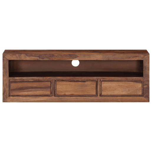 Móvel de TV - Modulo de TV - Armário de TV 120x30x40 cm madeira sheesham maciça
