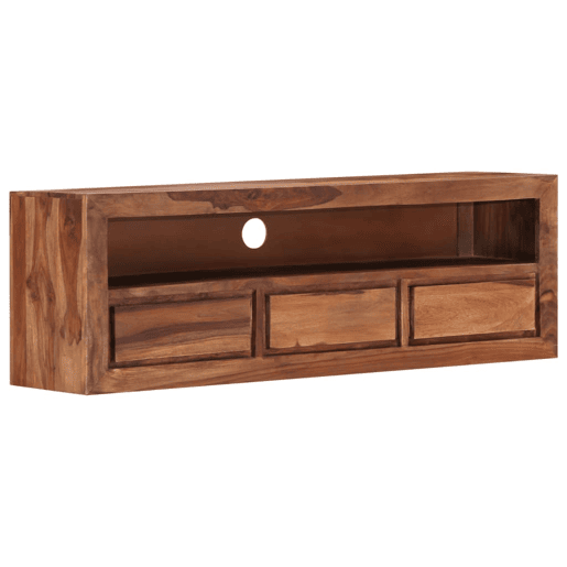 Móvel de TV - Modulo de TV - Armário de TV 120x30x40 cm madeira sheesham maciça
