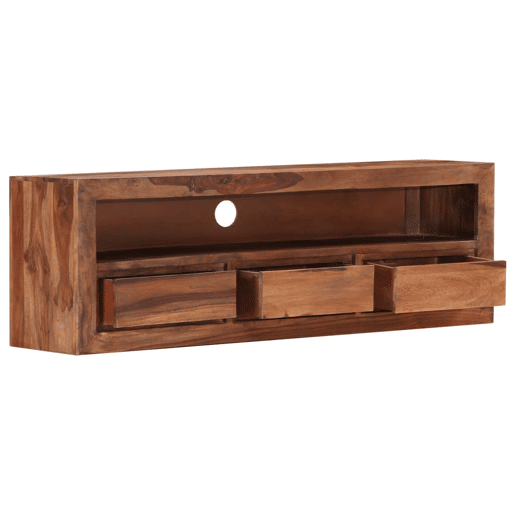 Móvel de TV - Modulo de TV - Armário de TV 120x30x40 cm madeira sheesham maciça