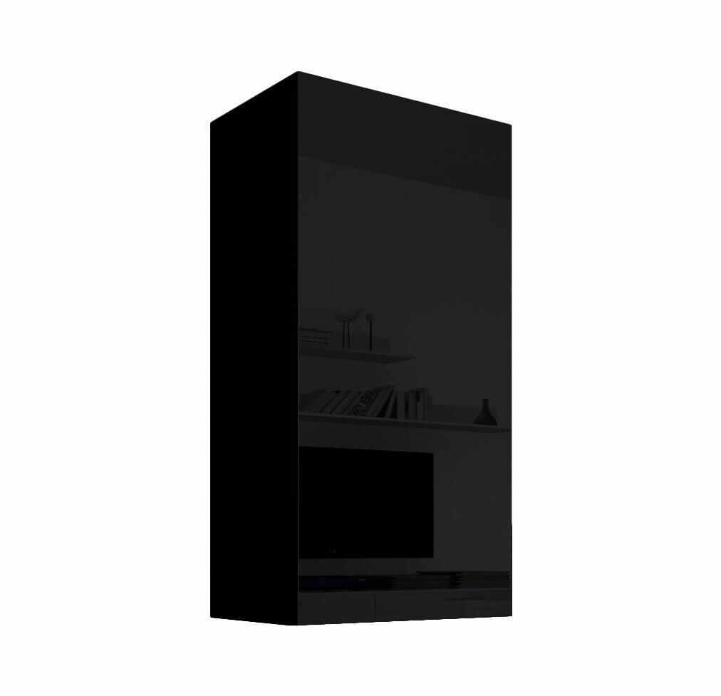 Armario colgante Salón comedor 1 puerta Nora V1 40 Negro