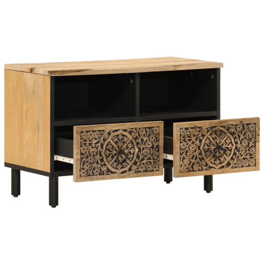 Móvel de TV - Modulo de TV - Armário de TV 70x33x46 cm madeira de mangueira maciça