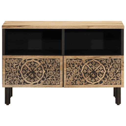Móvel de TV - Modulo de TV - Armário de TV 70x33x46 cm madeira de mangueira maciça