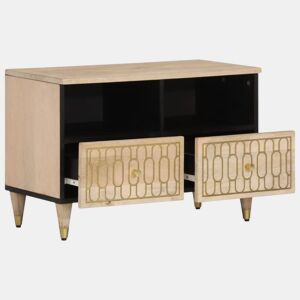 Móvel de TV - Modulo de TV - Armário de TV 70x33x46 cm madeira de mangueira maciça