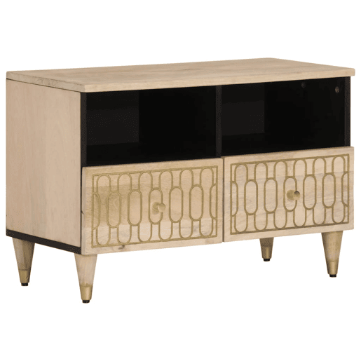 Móvel de TV - Modulo de TV - Armário de TV 70x33x46 cm madeira de mangueira maciça