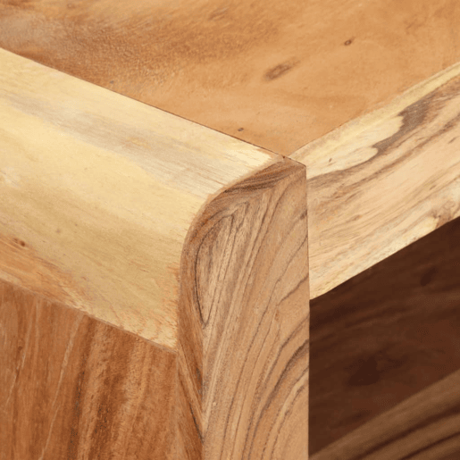 2 pcs móveis de TV - Armários TV cm madeira de acácia maciça