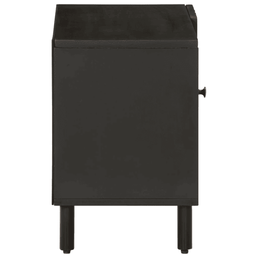 Móvel de TV - Modulo de TV - Armário de TV 80x31x46 cm madeira de mangueira maciça preto