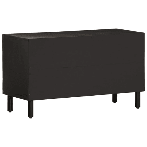 Móvel de TV - Modulo de TV - Armário de TV 80x31x46 cm madeira de mangueira maciça preto