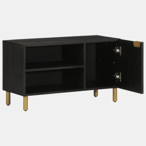 Móvel de TV - Modulo de TV - Armário de TV 80x33x46 cm derivados de madeira preto