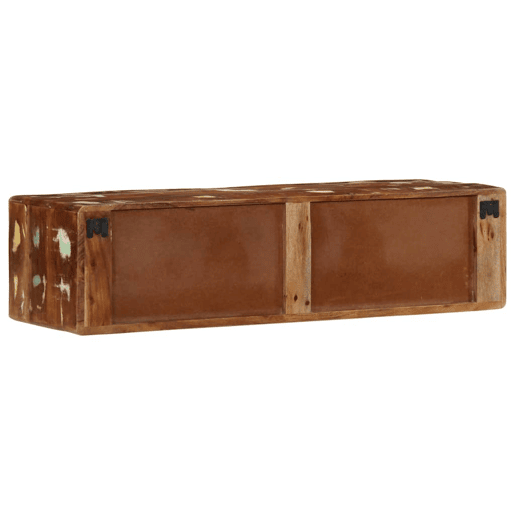 Armário de TV - Móvel de TV para parede 100x32x25cm madeira recuperada maciça Armário de TV - Móvel de TV para parede 100x32x25cm madeira recuperada maciça