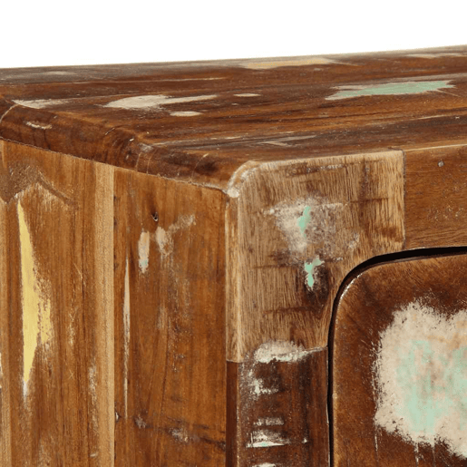 Armário de TV - Móvel de TV para parede 100x32x25cm madeira recuperada maciça Armário de TV - Móvel de TV para parede 100x32x25cm madeira recuperada maciça