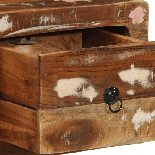 Armário de TV - Móvel de TV para parede 100x32x25cm madeira recuperada maciça Armário de TV - Móvel de TV para parede 100x32x25cm madeira recuperada maciça