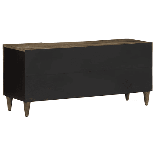 Móvel TV - Modulo de TV - Armário de TV cinzento claro 105x33,5x46 cm madeira mangueira maciça