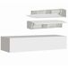 Armario colgante Salón comedor 1 puerta Krista H-160 160 Armario colgante Salón comedor 1 puerta Krista H-160 160 Blanco/ Negro