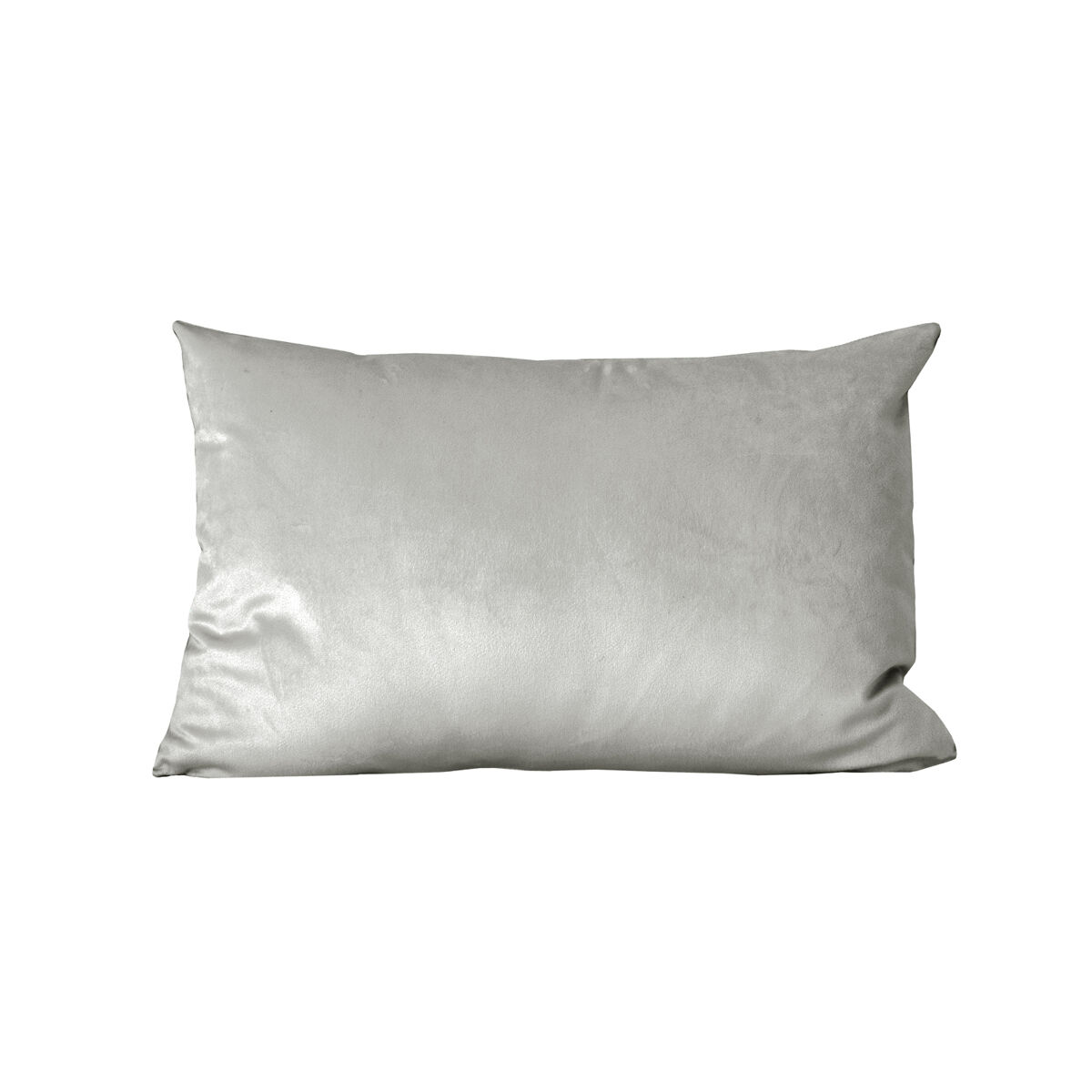 Cojín rectangular de terciopelo gris 50x30 cm - nauru