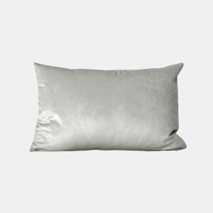 Almofada retangular veludo cinza 50x30 cm - NAURU