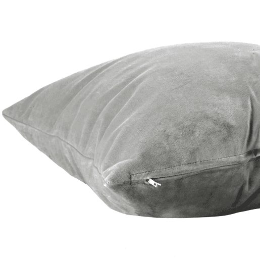 Almofada retangular veludo cinza 50x30 cm - NAURU Almofada retangular veludo cinza 50x30 cm - NAURU