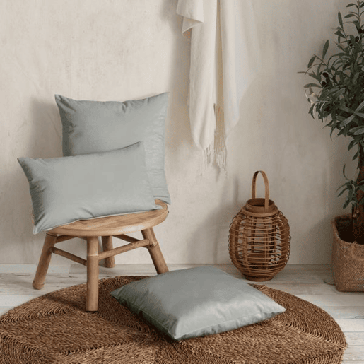 Almofada retangular veludo cinza 50x30 cm - NAURU Almofada retangular veludo cinza 50x30 cm - NAURU