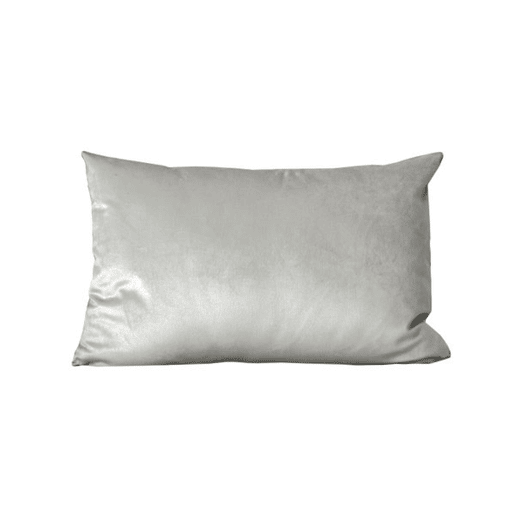 Almofada retangular veludo cinza 50x30 cm - NAURU Almofada retangular veludo cinza 50x30 cm - NAURU