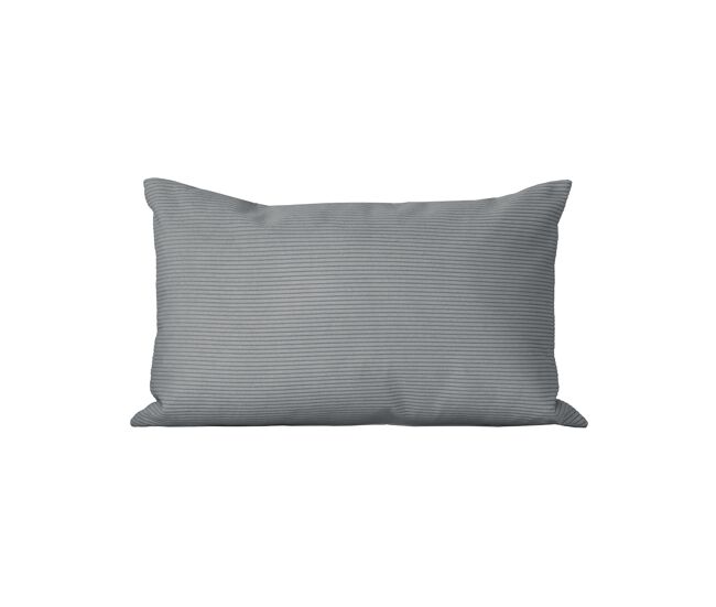 Cojín rectangular 30x50cm pana gris dune