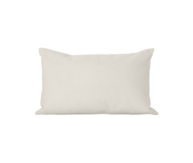 Cojín rectangular 30x50cm terciopelo beige dune