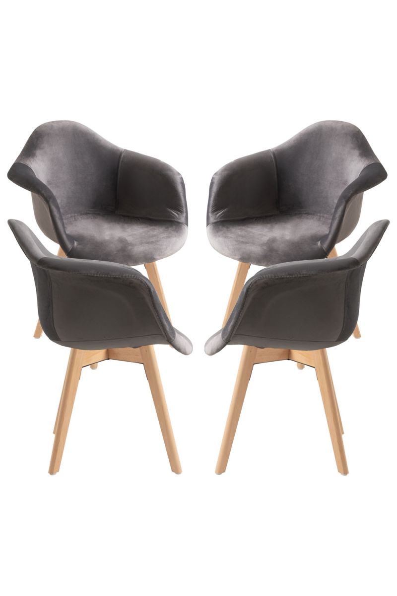 Pack 4 Sillas Belu Terciopelo