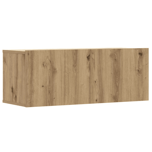 Conjunto de Armário TV - Móvel de TV parede 6 pcs madeira carvalho artisiano
