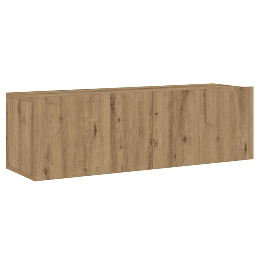 Conjunto de Armário TV - Móvel de TV parede 8 pcs madeira carvalho artisiano