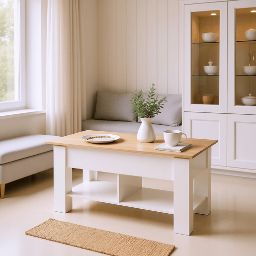 Elegante Mesa de Jantar para 2 a 4 Pessoas
