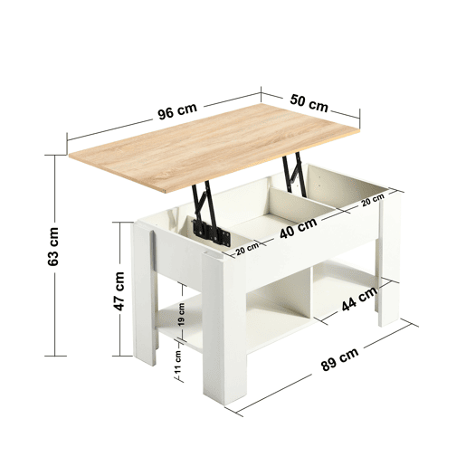 Elegante Mesa de Jantar para 2 a 4 Pessoas