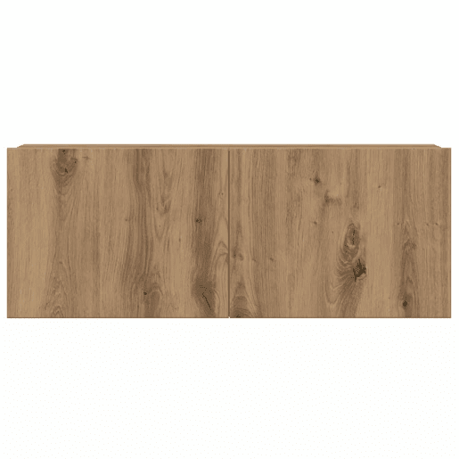 Conjunto de Armário TV - Móvel de TV parede 4 pcs madeira carvalho artisiano