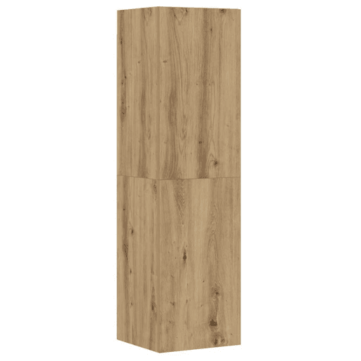 Conjunto de Armário TV - Móvel de TV parede 8 pcs madeira carvalho artisiano