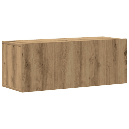 Conjunto de Armário TV - Móvel de TV parede 8 pcs madeira carvalho artisiano