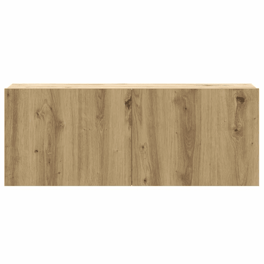 Conjunto de Armário TV - Móvel de TV parede 8 pcs madeira carvalho artisiano