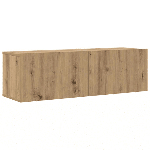 Conjunto de Armário TV - Móvel de TV parede 8 pcs madeira carvalho artisiano