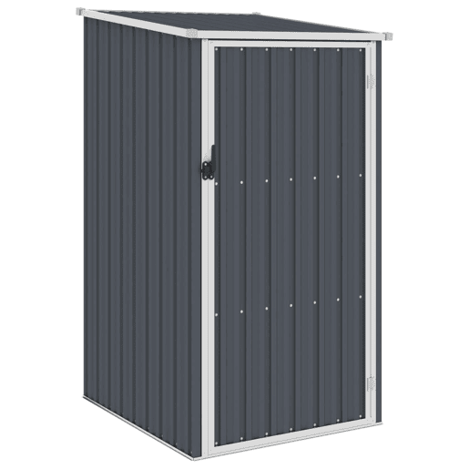 Abrigo de jardim, cabana, casa de armazenamento, galpão ao ar livre, ferramentas robustas 87 x 98 x 159 cm, aço galvanizado antracite 02_0022215