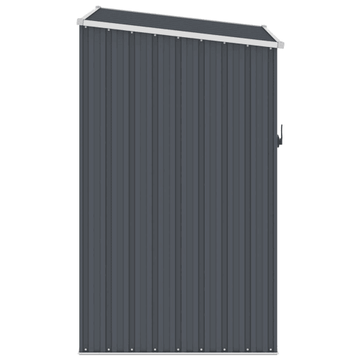 Abrigo de jardim, cabana, casa de armazenamento, galpão ao ar livre, ferramentas robustas 87 x 98 x 159 cm, aço galvanizado antracite 02_0022215