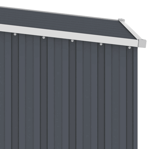 Abrigo de jardim, cabana, casa de armazenamento, galpão ao ar livre, ferramentas robustas 87 x 98 x 159 cm, aço galvanizado antracite 02_0022215