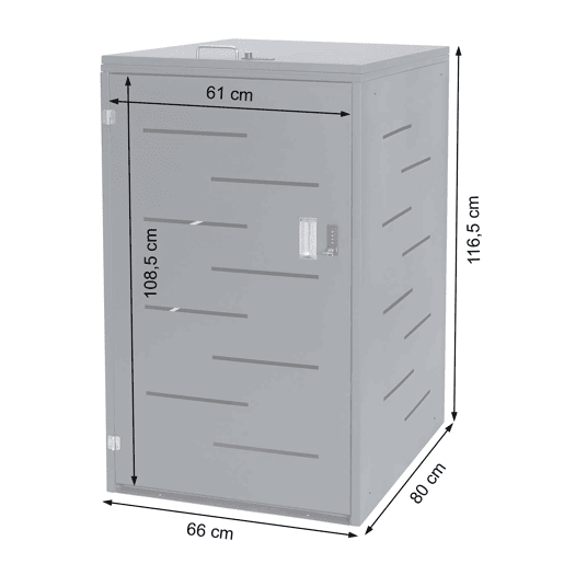 Abrigo para lixo externo para um recipiente com tampa 116,5x66x80 cm aço antracite 04_0002860
