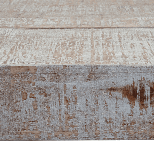 Mesa de centromesa de sala de estar rústica em madeira maciça de abeto certificada pelo FSC 40x120x60cm 04_0005006